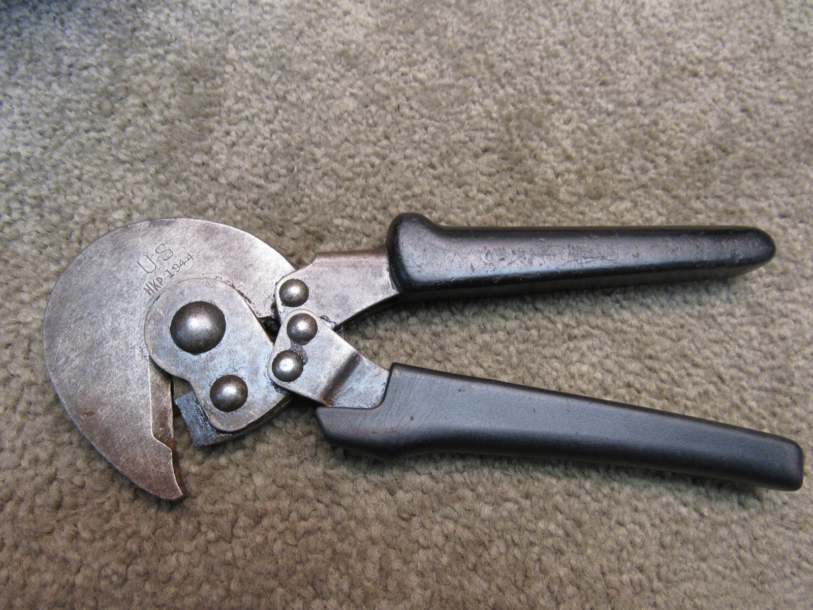 Original US WW2 M1938 Large Head Wire Cutters Marked HKP