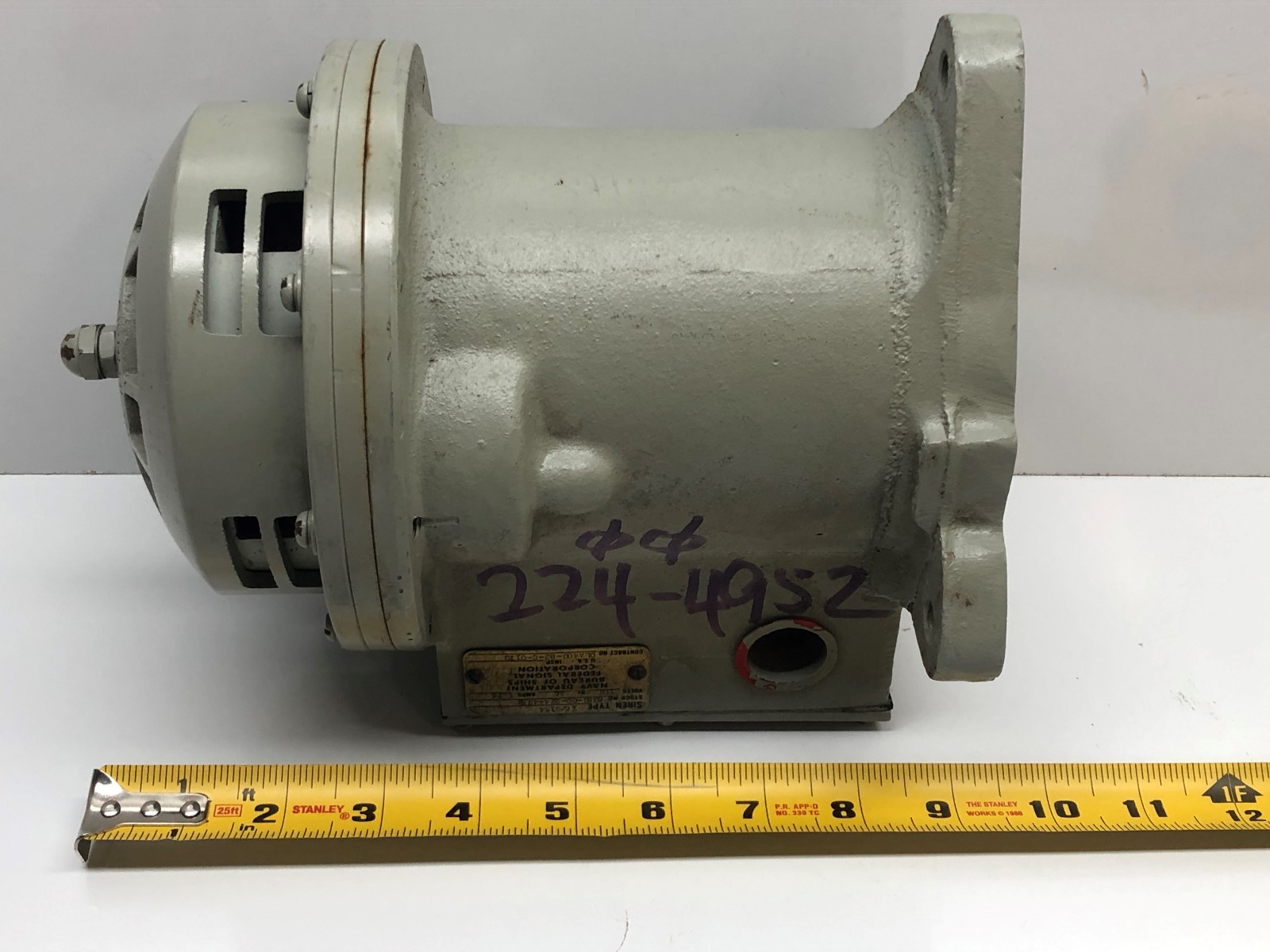 FEDERAL SIGNAL NAVY SHIP SIREN