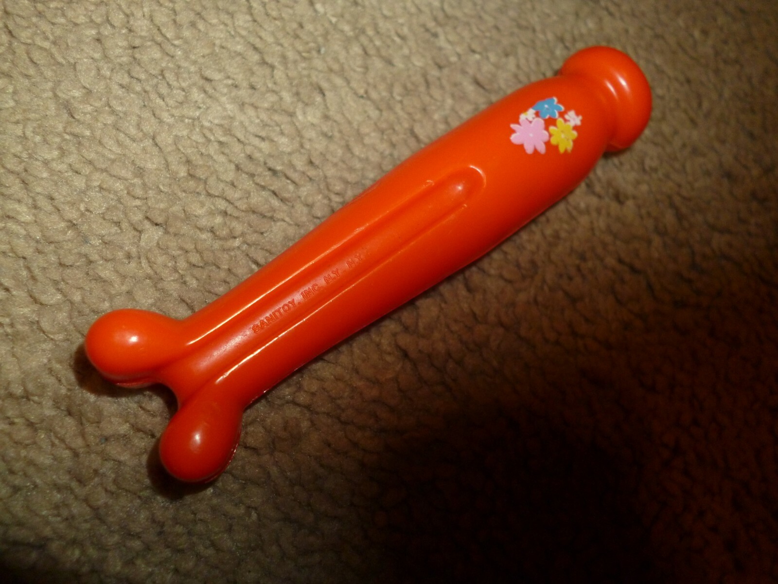 4 VINTAGE 1950'S  PLASTIC BABY RATTLERS