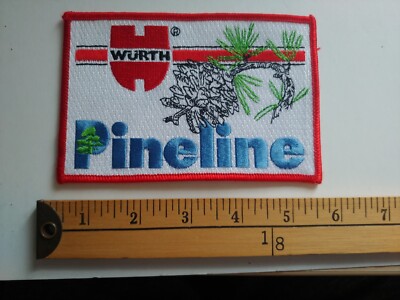 * 1 RARE WURTH PINELINE GAS OIL DRILLING OFFSHORE VINTAGE PATCH CREST *