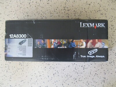 Brand New Genuine Lexmark Black 12A8300 for E230 E232 E330 E332 (New open box)