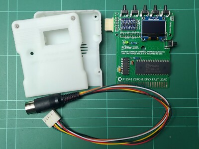 pi1541 zero and fast load cartridge with case for Commodore 64/C64 