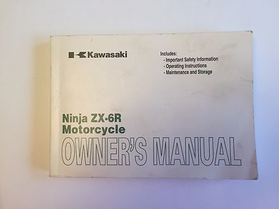 書作品「継」 KAWASAKI NINJA ZX-6R OWNER'S MANUAL 99987-1664 | eBay