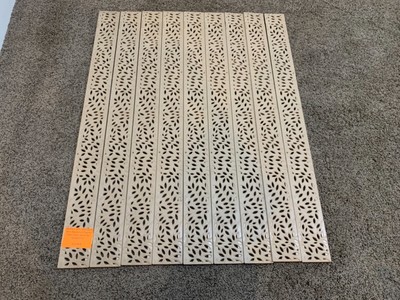 (9) Pack 3 Ft. NDS 554S Mini Botanical Channel Deck Drain Sand Tan Grate 27 Ft.