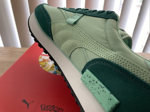 Pre-owned Puma X Pokemon 'bulbasaur' Rider Sneakers Shoes - Men Size 10. In Ivy-holiday