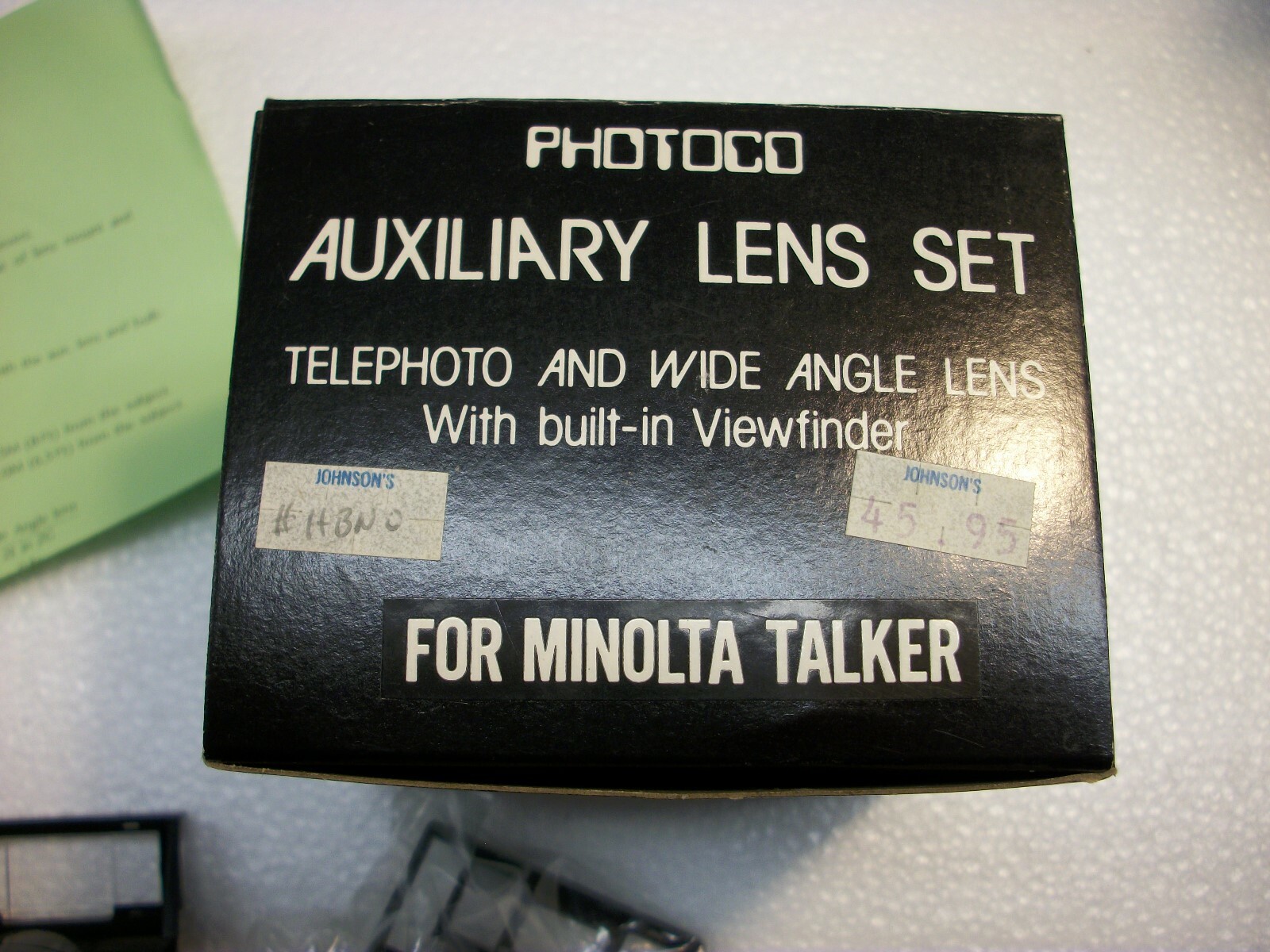 Minolta Talker - Auxiliary Lens Set Telephoto & Wide Angle   NEW