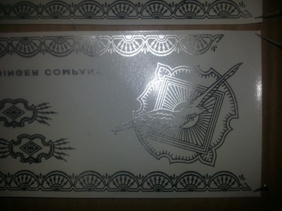 2x NOS SINGER Sewing Machine Decal Set EAGLE for Model 15 & Full Size Models