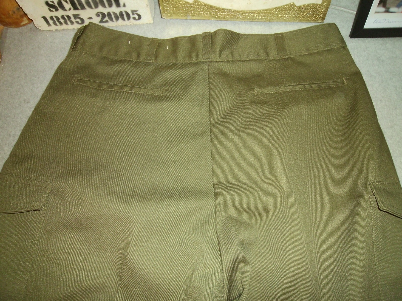 MENS BOY SCOUTS OF AMERICA PANTS 34 x 30 CLASSIC GREEN TROUSERS OFFICIAL UNIFORM