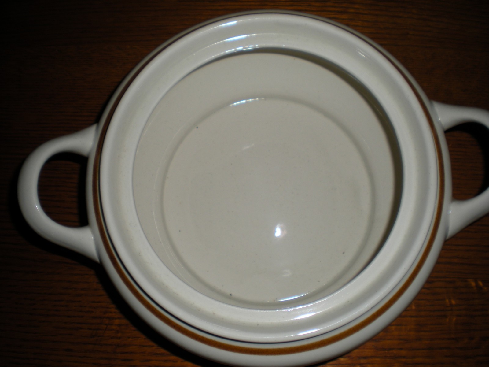 MOUNTAIN WOOD COLLECTION Stoneware Covered Casserole Dish w/Side Handles, Japan