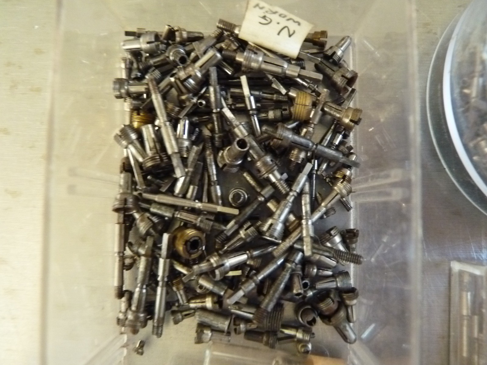 Antique Watchmakers Pocket Watch Stems  Sleeves Large Group