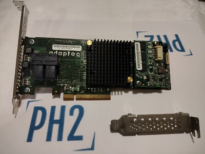 	Adaptec 	ASR-7805			 6GBPS SAS 1GB CACHE RAID CONTROLLER CARD W/BOTH BRACKET