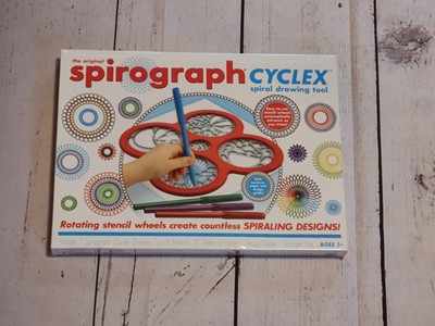Spirograph Cyclex Spiral Drawing Tool With Rotating Stencil Tools Ages 5+ NEW