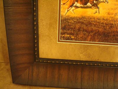 TIM COX FRAMED "FACE TO FACE" OPEN EDITON PRINT