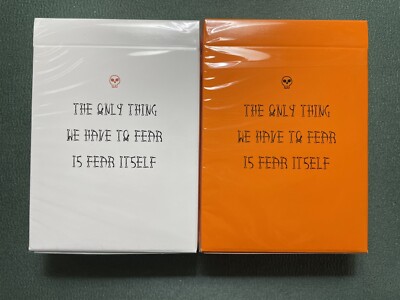 2 Decks Of Halloween Fear Playing Cards By Alex Pandrea!! Both Sold Out & Rare