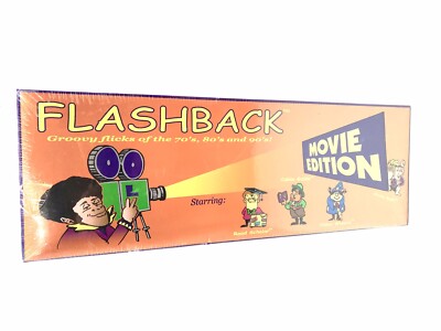 Flashback Movie Edition Board Groovy Flicks Of The 70s, 80s, 90s Over 50 Movies!