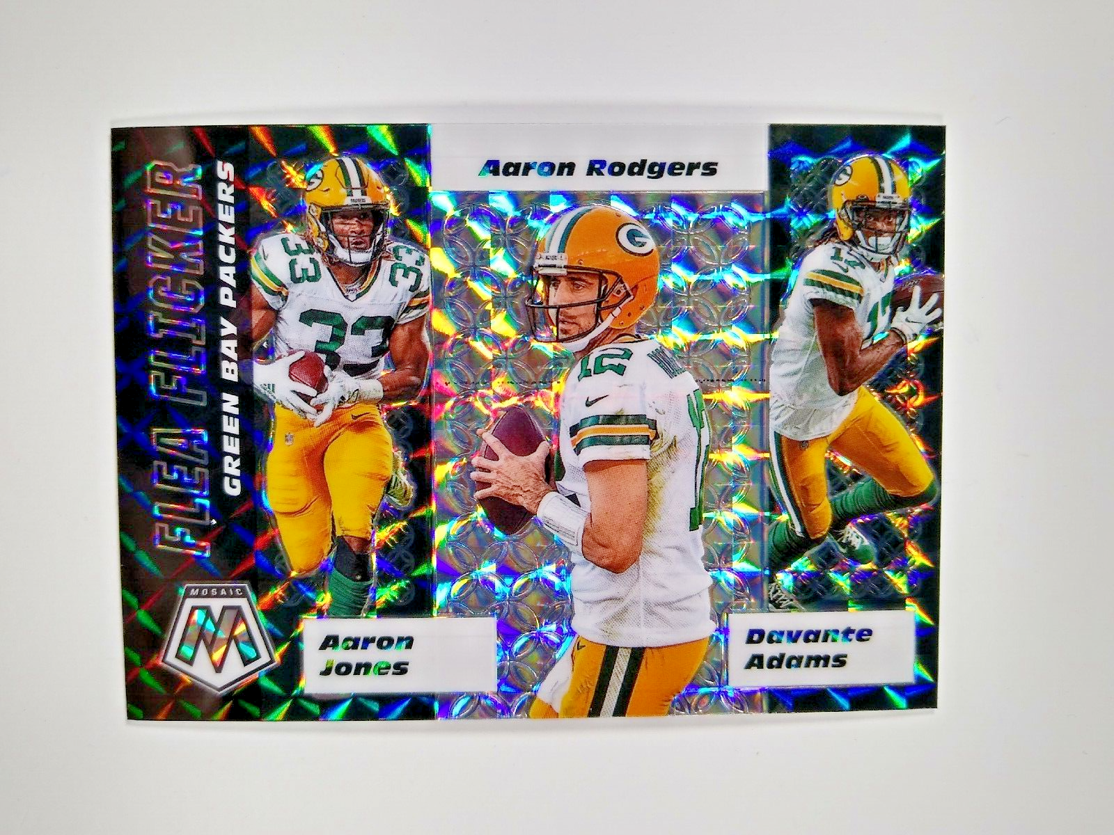 2020 Panini Mosaic Flea Flicker Rodgers Jones Adams #FF8 | eBay