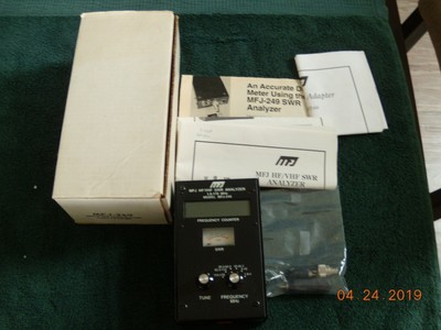 MFJ-249 Digital Antenna ANALYZER 1.8-170 MHZ HF/VHF SWR. Buy it now for 151.5