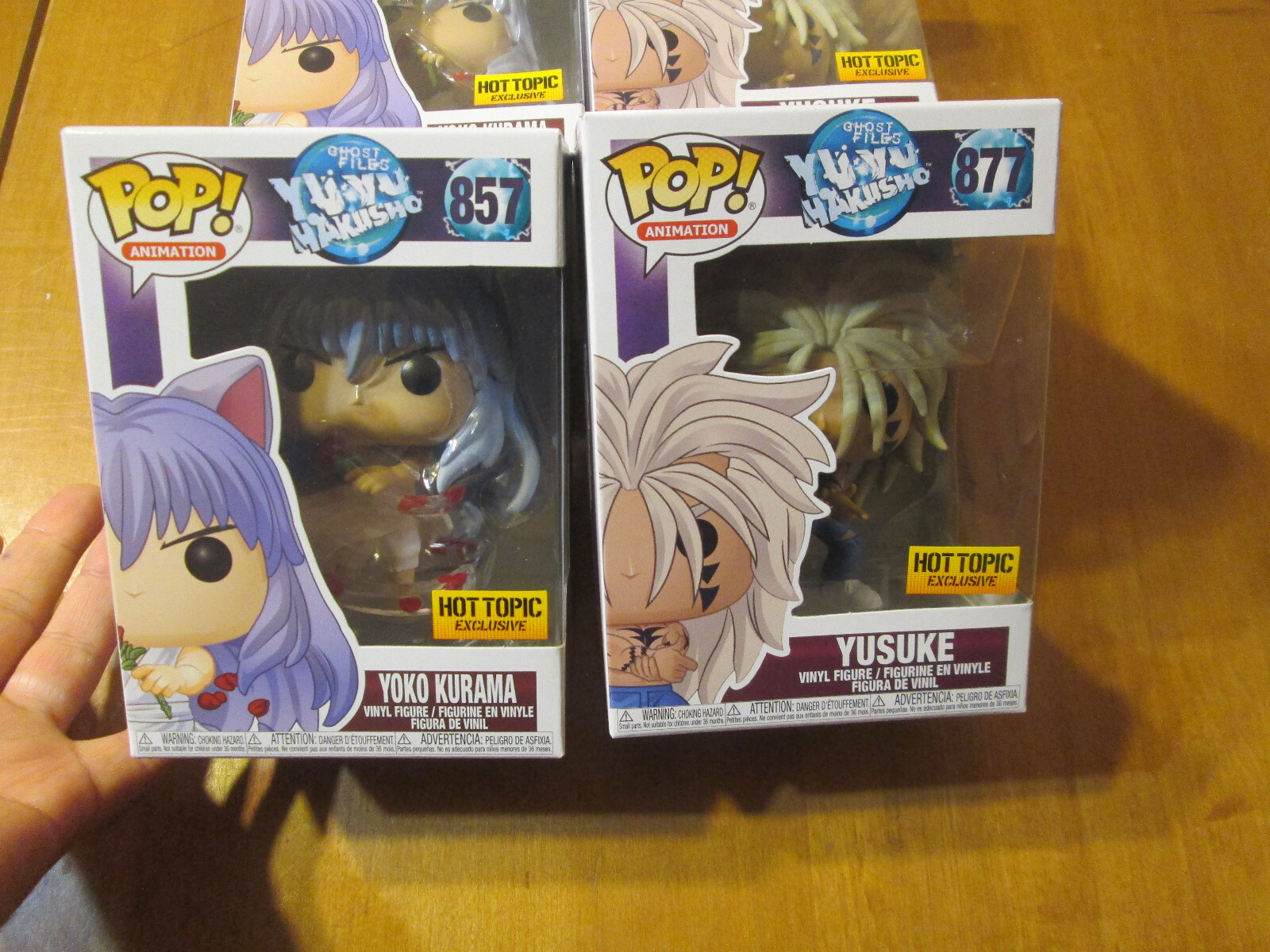 Funko POP GHOST FILES YU YU HAKUSHO YUSUKE & YOKO KURAMA