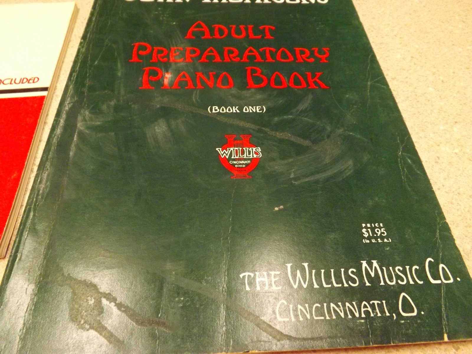 Lot 2 John Thompson's Adult Piano Course Book 1 Beginner Music Lessons Book + 1