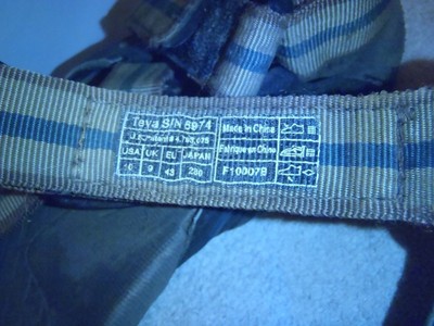 Teva Size 10 Mens Open Sandals Strap Ankle