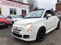 2015 Fiat 500 0.9 TwinAir 105 S 2dr CONVERTIBLE Petrol Manual