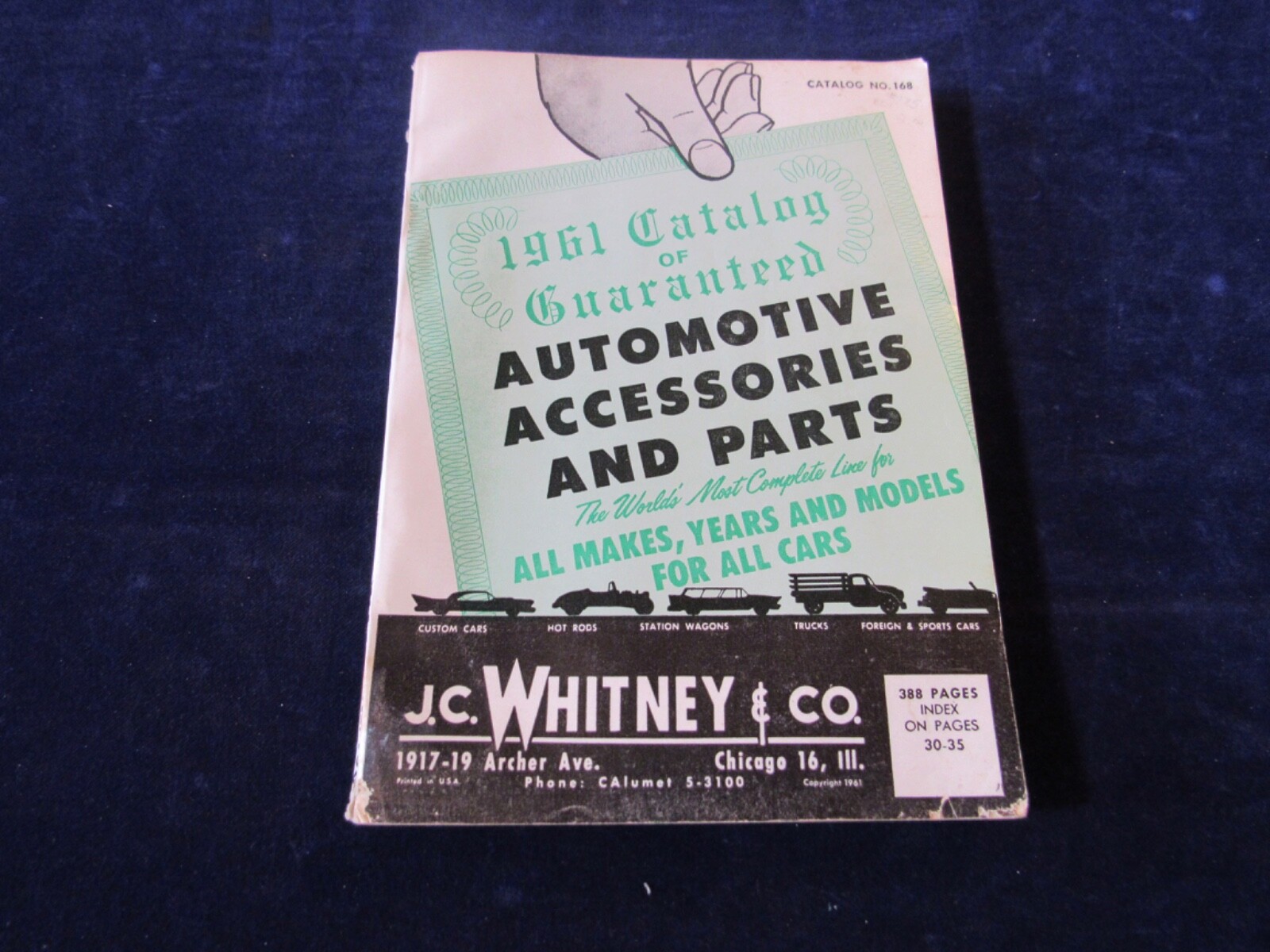 アンティークコイン　PACIFIC WILDLIFE2006 Vtg 1961 J C Whitney & Co Auto Accessories & Parts Catalog