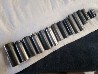MAC MATCO Mix 13pc 1/2'' dr. Metric IMPACT DEEP Socket Set 10mm-23mm + Extra 14mm
