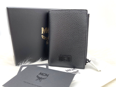Mcm men's 2025 wallet black