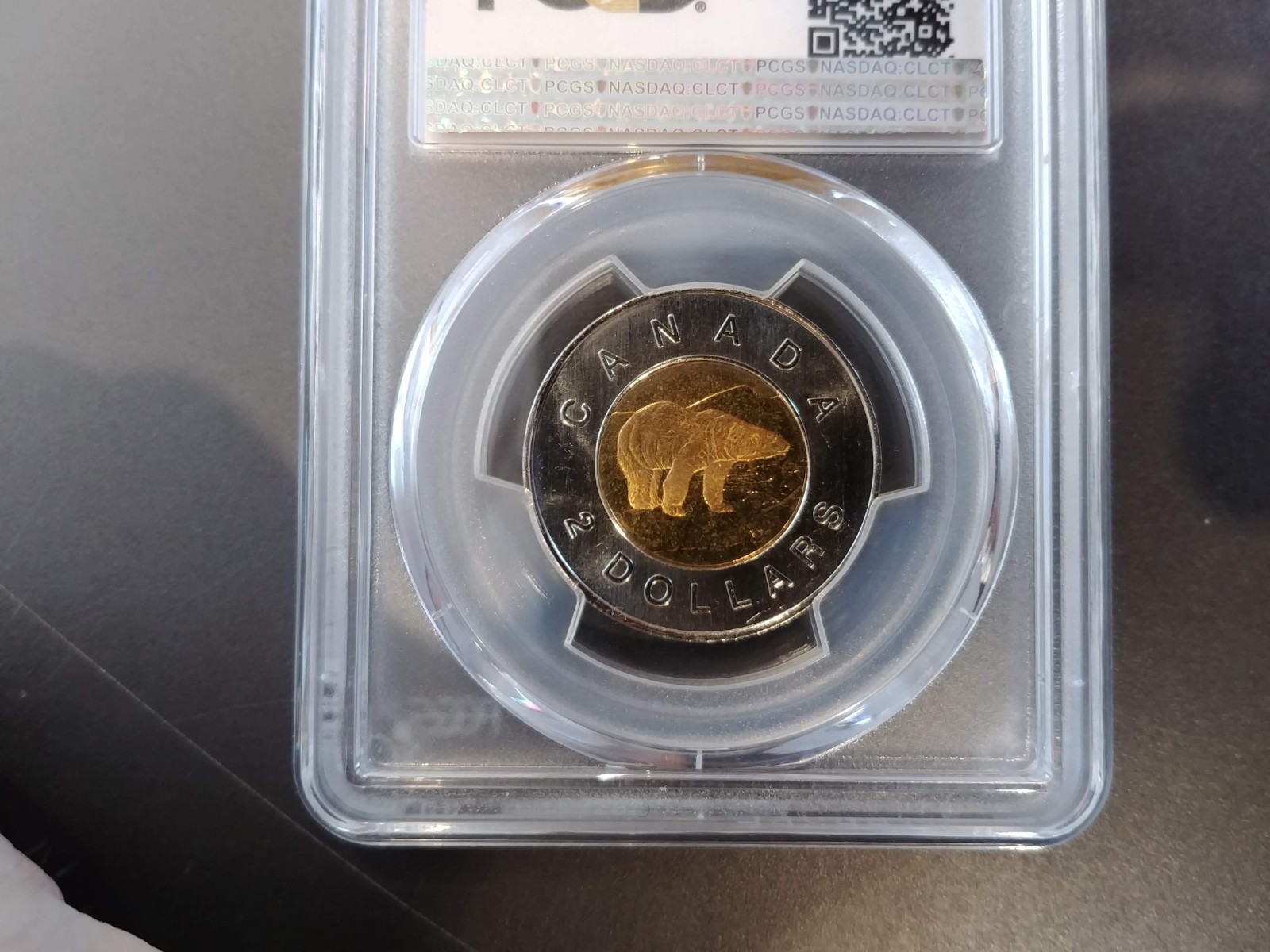 Canada  1996 PCGS MS-66 German Planchet $2.00 Toonie.  Ultra Scarce