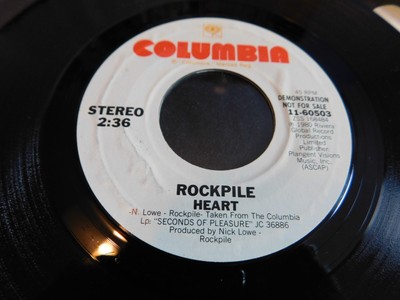 PROMO 1980 45 7''  HEART ROCKPILE COLUMBIA 11-60503