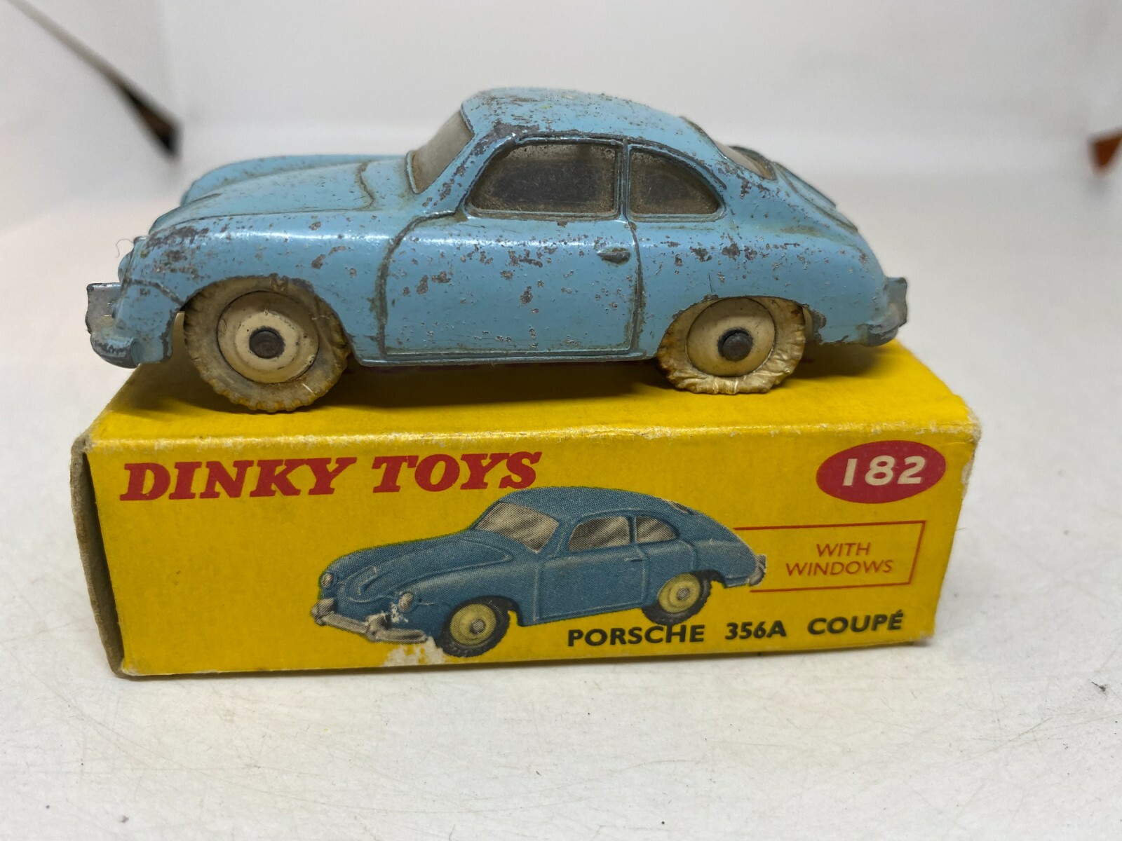 DINKY ディンキー ポルシェ 356 A クーペ イギリス製 当時モノ