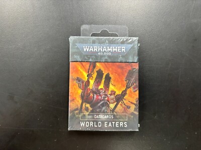 Datacards World Eaters 9th Edition | Warhammer 40K | 9th Edition Sealed