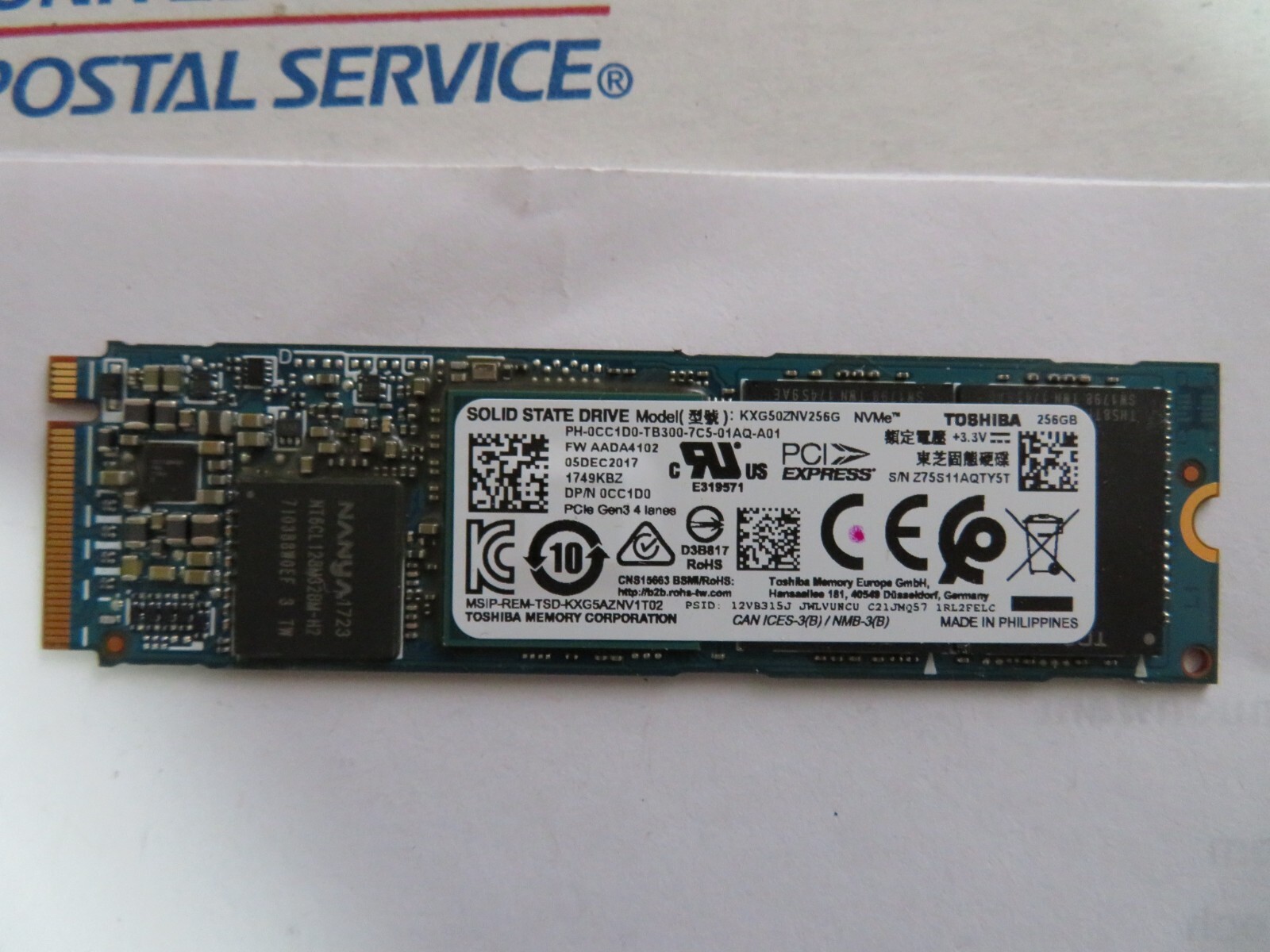 メモリー KXG50ZNV256G M.2 NVMe SSD 256GB KXG50ZNV256G-lg.jpg