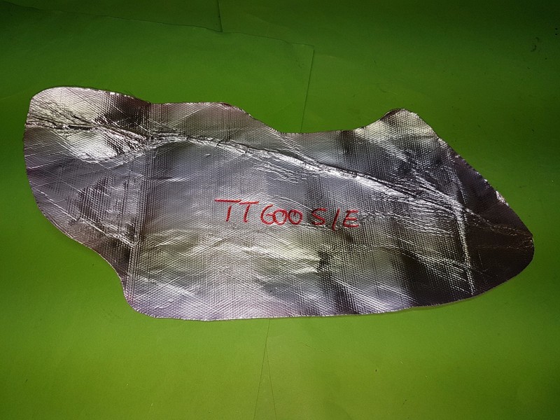 @ Yamaha Tt600s Tt600e Tt 4gv 4lw Seitendeckel Seiten Deckel Hitzeschutz Matte