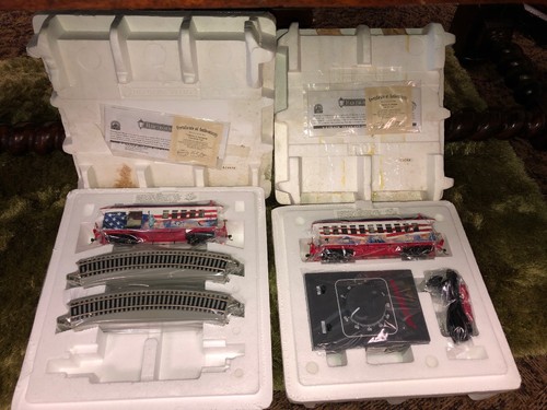BACHMANN HAWTHORNE VILLAGE SPIRIT OF AMERICA TRAIN SET 12 PC LARGE SET