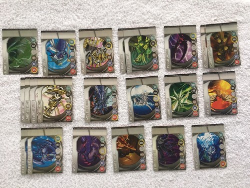 Bakugan 138 Cards Lot Battle Brawlers Holographic Foil Ability 2008 W/ 2 Cases