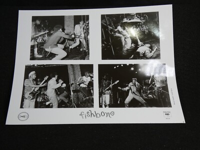 8''x10'' B&W Celebrity Publicity Photo Picture Fishbone Party at Ground Zero Ska