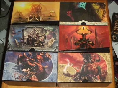 Empty Fat Pack Boxes Box Magic the Gathering MTG Worldwake Rise Eldrazi Lot 13