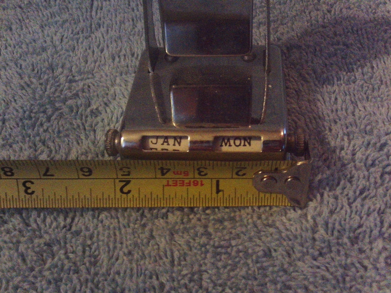 1960ies Metal Hand Turned Calender