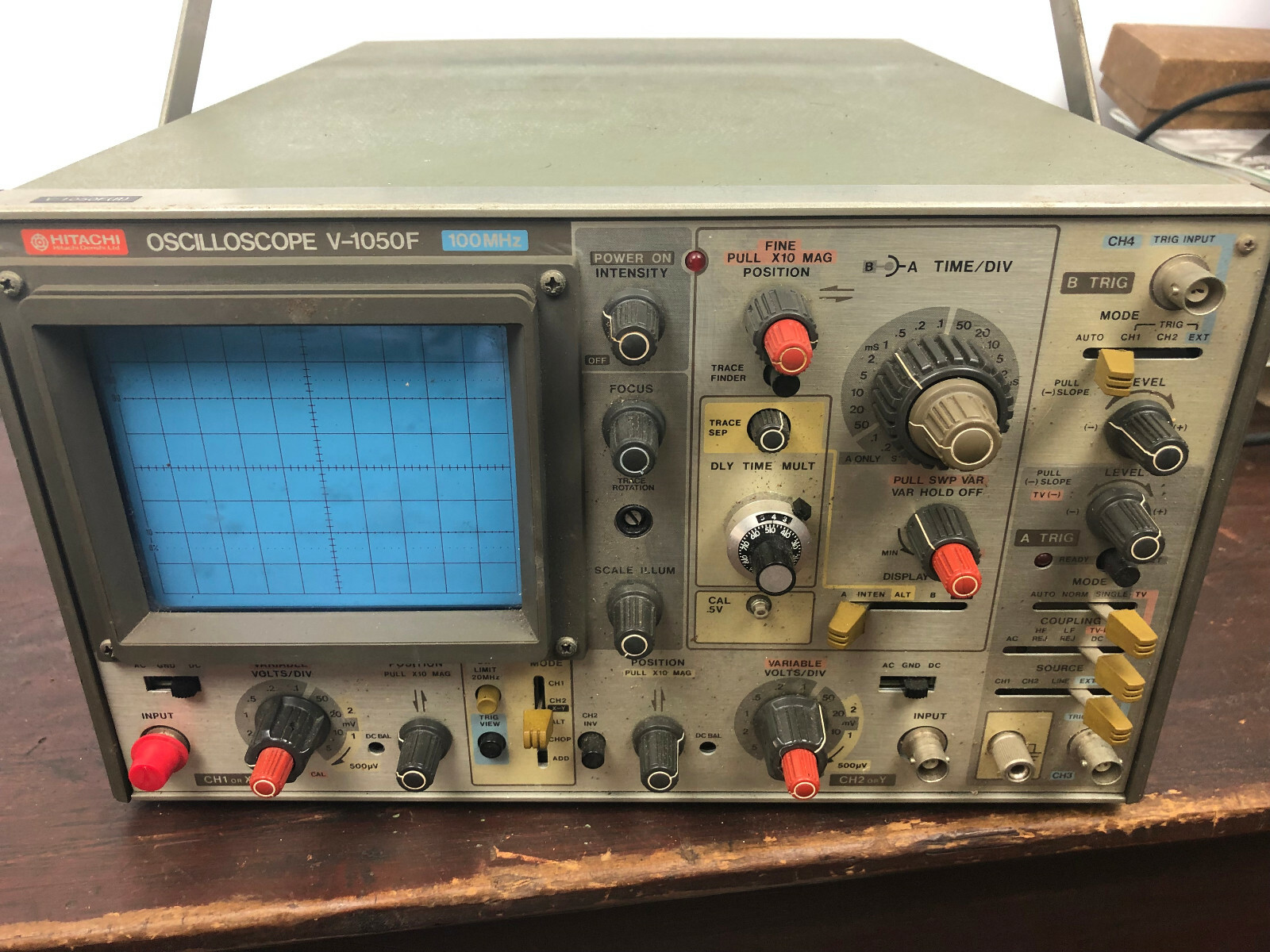 HITACHI Model V-1050F Oscilloscope 100 MHz | eBay