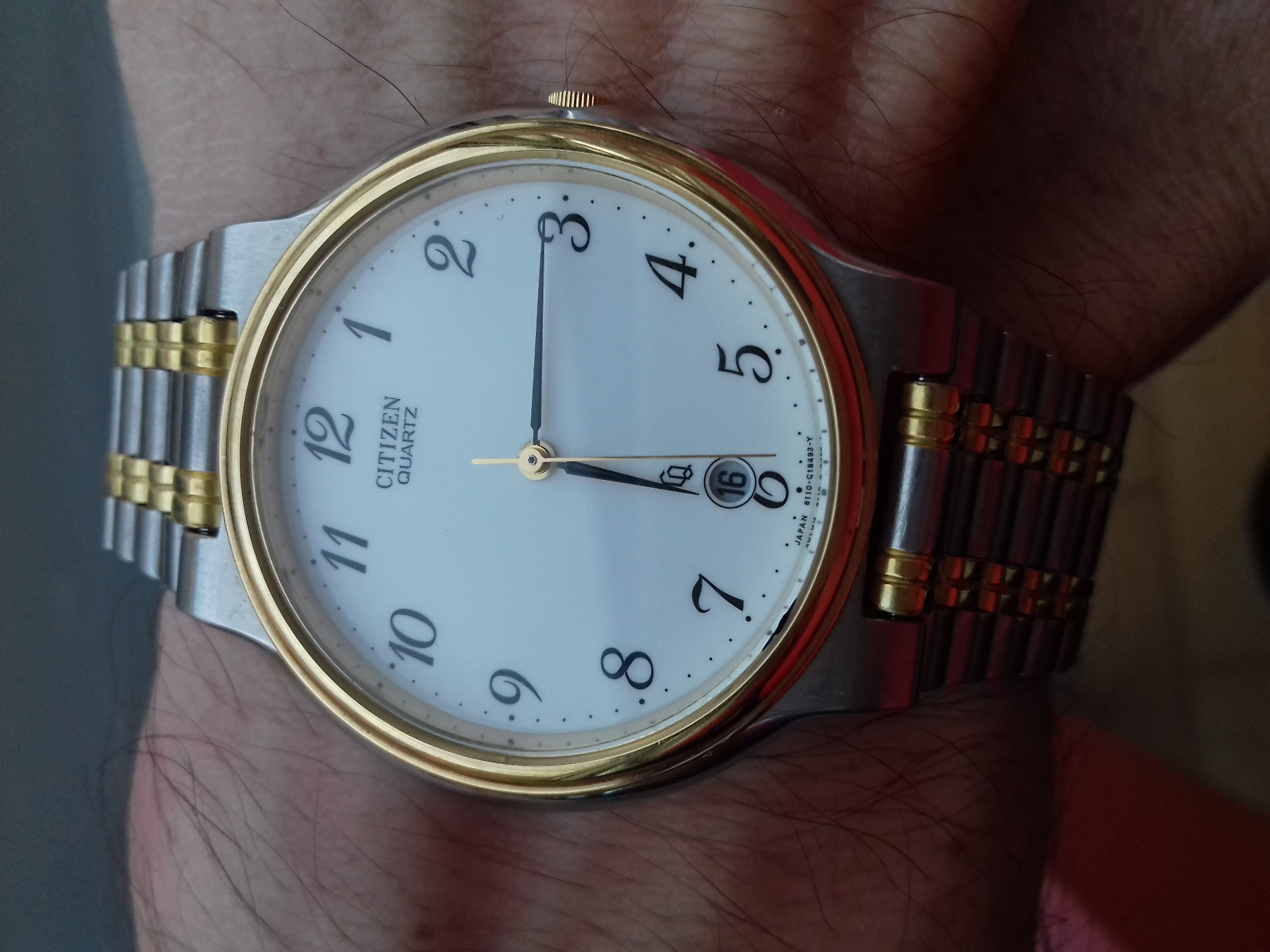 【新品未使用】38-kt THE RICH　OLDMOUNTAIN ver. Citizen Vintage Collection (1980) 6110-605378 Y Nos Montre