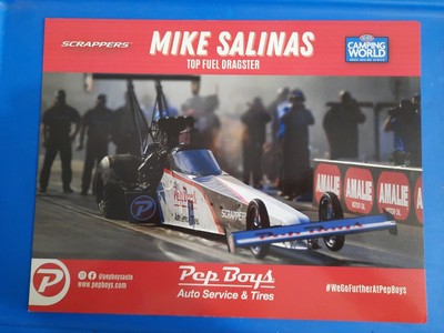 2022 Nhra Hero Card Mike Salinas Pep Boys Top Fuel