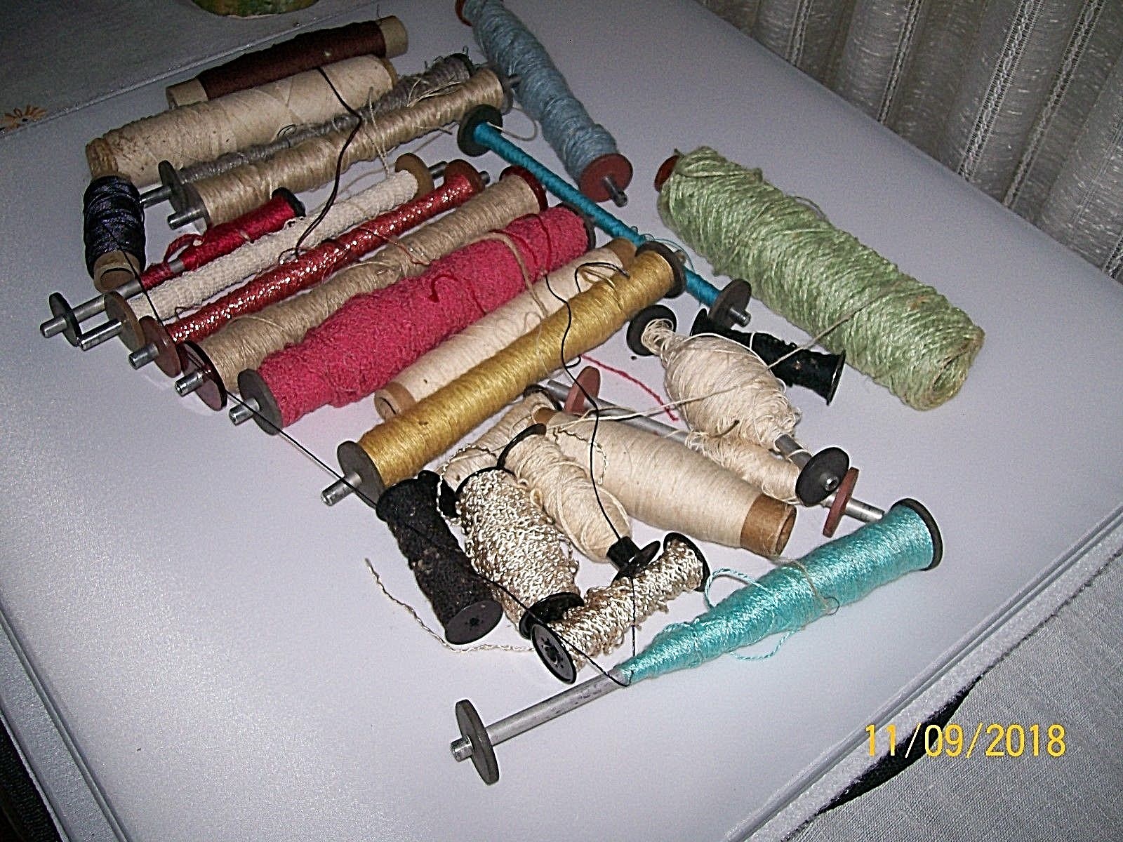 Vintage Bolts/Spools of Various Threads