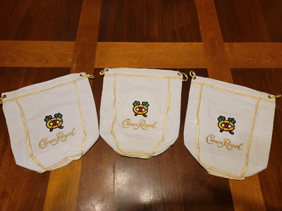 Crown Royal Chicago Blackhawk draw string bags
