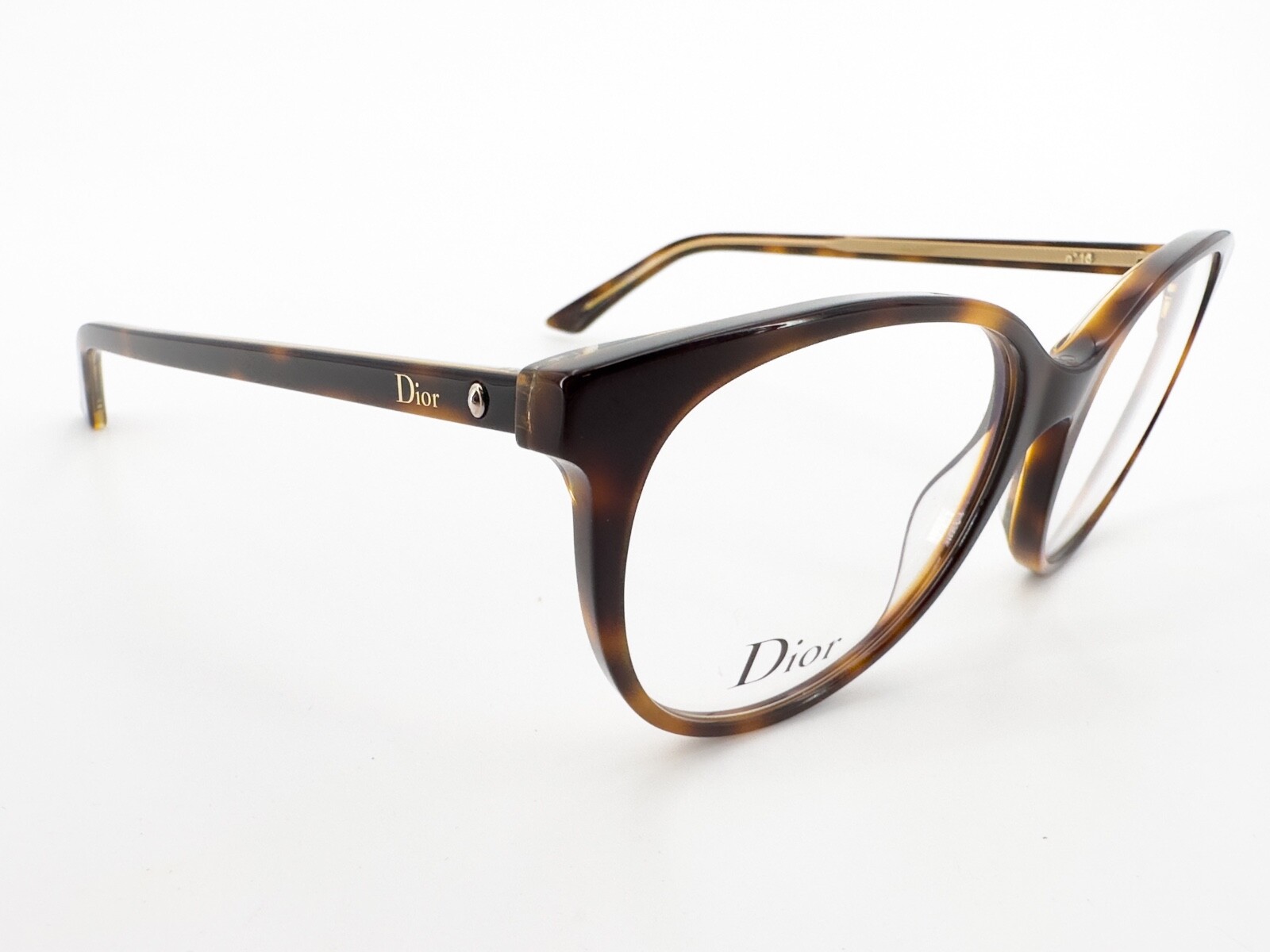 メガネ Dior Glasses Frame MONTAIGNE53 SX7 Light Tortoiseshell Dior Montaigne 53 Tortoise/Orange Prescription Eyeglasses