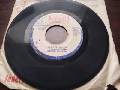 Silford Walker   Burn Babylon - 7'' Vinyl Single 1975 (B2)