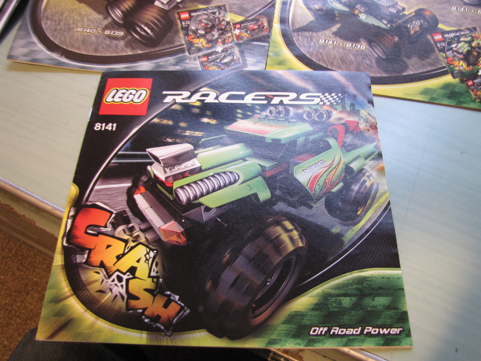 Lego  RACERS  3-  MANUALs ONLY  #8141 plus others excellent condition