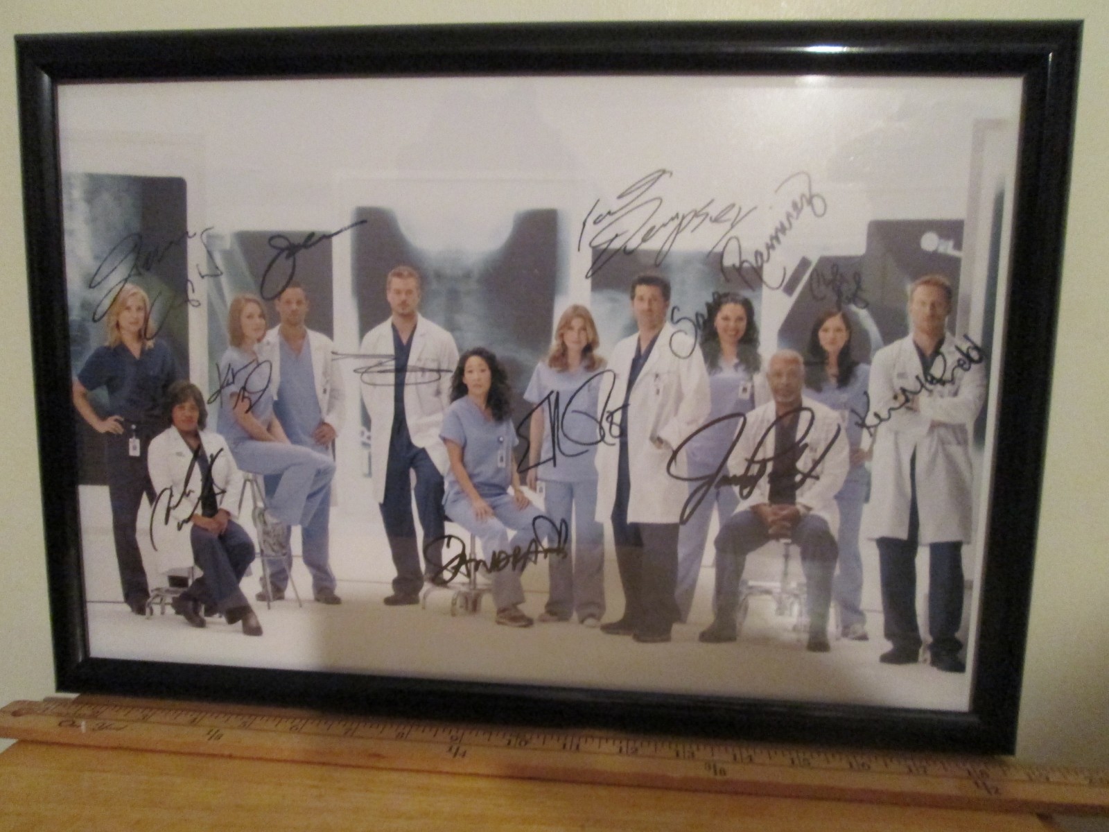 Greys Anatomy Autographed Picture Large 11