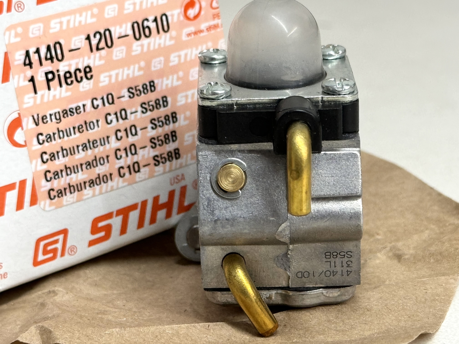 STIHL OEM ZAMA CARBURETOR 4140 120 0610 FOR TRIMMERS FS38 FS45 FS46 55 C1Q-S58B - Picture 2 of 6