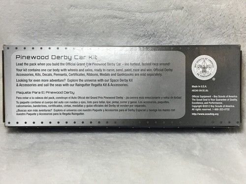 New in Box Pinewood Derby Car Kit